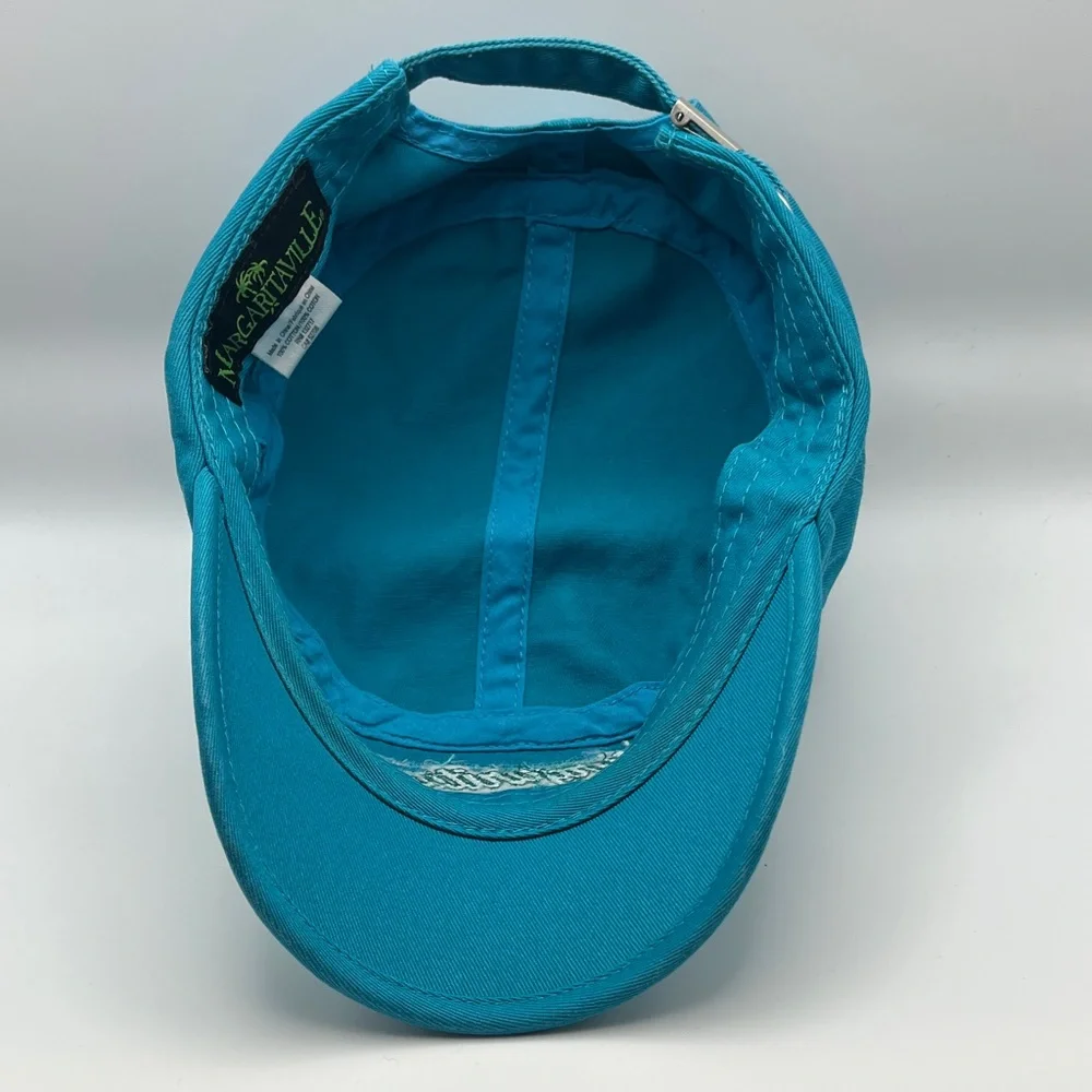 Margaritaville Floral Hat With Embroidered Margarita Glass